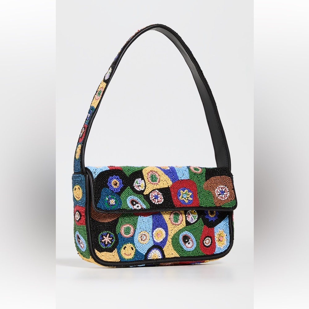STAUD Multicolor tommy Beaded Shoulder Bag - Picture 5 of 5